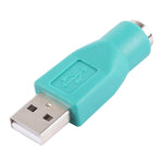 Adaptateur USB A mâle vers mini DIN6 femelle (PS/2 vers USB), PS/2 femelle vers USB mâle