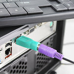 Adaptateur USB A mâle vers mini DIN6 femelle (PS/2 vers USB), PS/2 femelle vers USB mâle