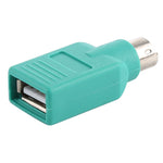 Adaptateur USB A femelle vers mini DIN6 mâle (USB vers PS/2), USB femelle vers PS/2 mâle