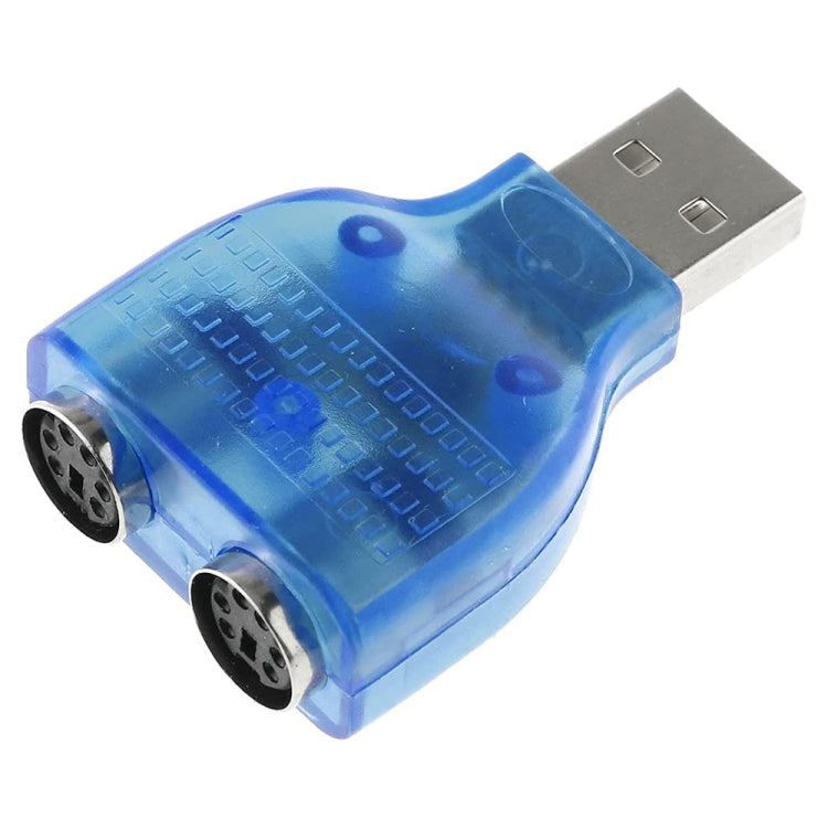 Adaptateur USB mâle vers PS/2 femelle pour souris / clavier, USB mâle vers 2 PS/2 femelles