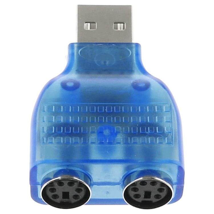 Adaptateur USB mâle vers PS/2 femelle pour souris / clavier, USB mâle vers 2 PS/2 femelles