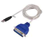 Câble adaptateur imprimante USB 2.0 vers parallèle 1284 36 broches de haute qualité, longueur du câble : environ 1m