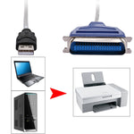 Câble adaptateur imprimante USB 2.0 vers parallèle 1284 36 broches de haute qualité, longueur du câble : environ 1m