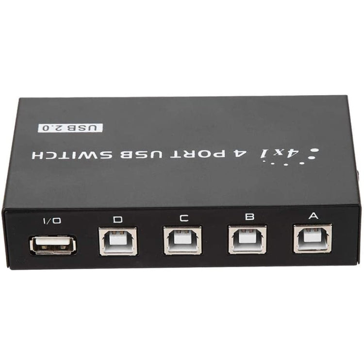 FENGJIE FJ-IA4B-C commutateur à 4 ports USB 2.0 haute vitesse avec bouton-poussoir, boîte de partage pour PC, scanner, imprimante, FENGJIE FJ-IA4B-C