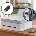 Connecteur adaptateur USB 2.0 A femelle vers B mâle AF vers BM pour imprimante