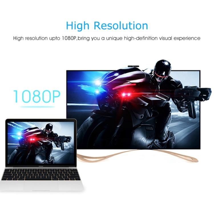 Câble HDMI vers VGA + sortie audio Full HD 1080P 24 cm pour ordinateur / DVD / décodeur numérique / portable / téléphone mobile / lecteur multimédia, longueur : 24 cm (blanc)