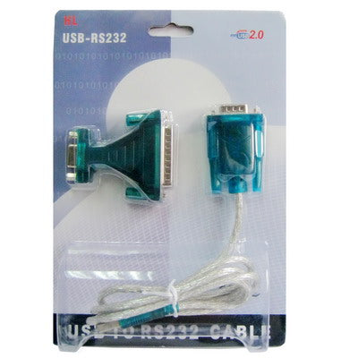 Câble USB vers RS232 9 broches mâle et adaptateur RS232 9 broches femelle vers RS232 25 broches mâle avec puce unique, USB vers RS232 avec puce unique