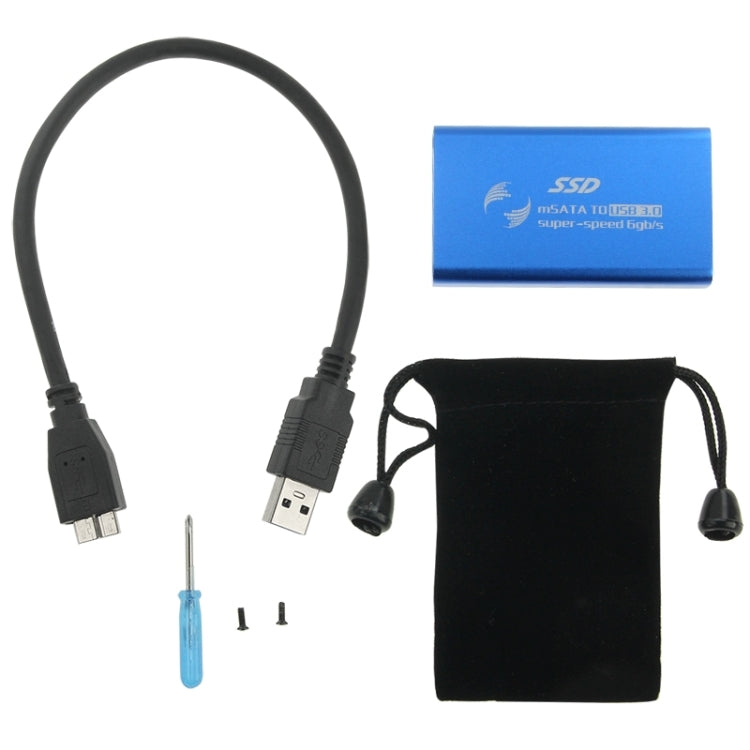 Boîtier disque dur SSD mSATA 6 Gb/s vers USB 3.0
