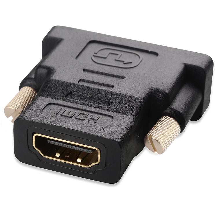 Adaptateur HDMI femelle 19 broches vers DVI mâle 24+1 broches (plaqué or), HDMI femelle vers DVI mâle 24+1 broches
