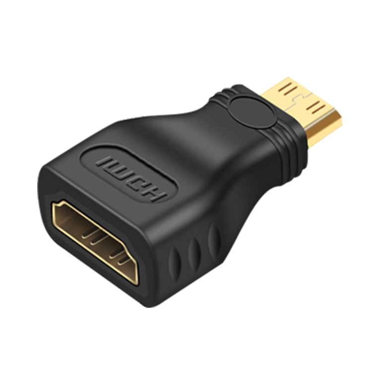 Adaptateur Mini HDMI mâle plaqué or vers HDMI femelle 19 broches, Mini HDMI mâle vers HDMI femelle