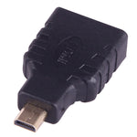 Adaptateur Micro HDMI mâle vers HDMI femelle (plaqué or), Micro HDMI mâle vers HDMI femelle