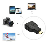 Adaptateur Micro HDMI mâle vers HDMI femelle (plaqué or), Micro HDMI mâle vers HDMI femelle