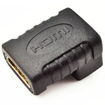 Coupleur d'angle HDMI (femelle vers femelle) - 90 degrés (plaqué or), HDMI femelle vers femelle