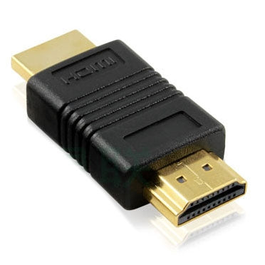 Adaptateur HDMI 19 broches mâle vers HDMI 19 broches mâle plaqué or, compatible TV HD / Xbox 360 / PS3 etc.