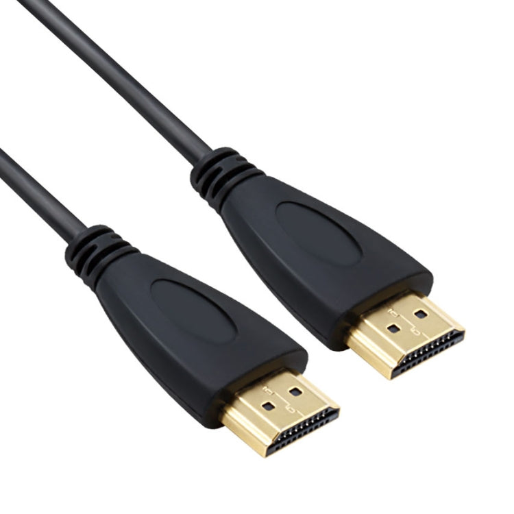 Câble HDMI vers HDMI 19 broches de 1,8 m, version 1.4, support 3D, Ethernet, TV HD / Xbox 360 / PS3 etc. (plaqué or), longueur : 1,8 m