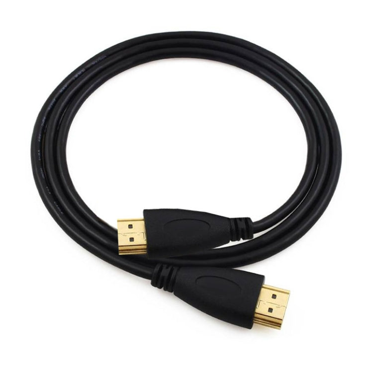 Câble HDMI vers HDMI 19 broches de 1,8 m, version 1.4, support 3D, Ethernet, TV HD / Xbox 360 / PS3 etc. (plaqué or), longueur : 1,8 m