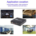 Boîtier convertisseur vidéo NK-10II HDMI vers HDMI/CVBS/AV, HDMI vers HDMI/CVBS/AV