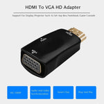 Adaptateur HDMI Full HD 1080P vers VGA et audio pour HDTV / moniteur / projecteur, HDMI mâle vers VGA + audio (noir), HDMI mâle vers VGA + audio (blanc)