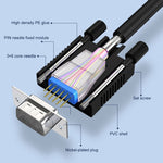 Câble VGA 15 broches mâle vers VGA 15 broches mâle qualité normale 1,5 m pour moniteur CRT, 1,5 m VGA