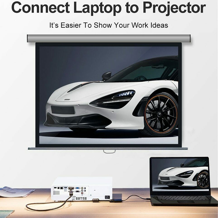 Câble adaptateur vidéo Micro HDMI mâle vers VGA femelle Full HD 1080P 22 cm avec câble audio, Micro HDMI
