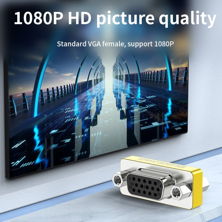 Adaptateur VGA 15 broches femelle vers VGA 15 broches femelle, VGA femelle vers femelle