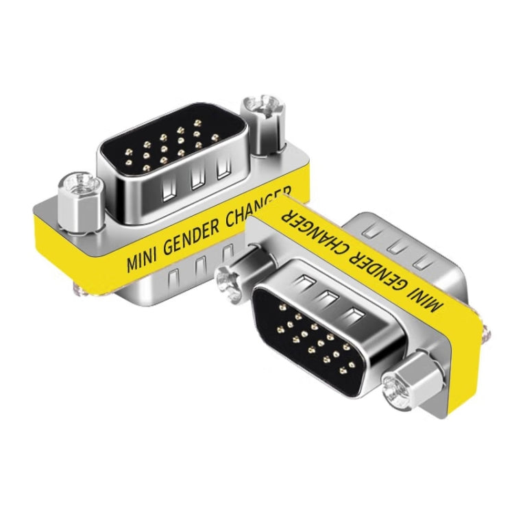 Adaptateur VGA 15 broches mâle vers VGA 15 broches mâle, VGA mâle vers mâle