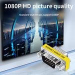 Adaptateur VGA 15 broches mâle vers VGA 15 broches mâle, VGA mâle vers mâle