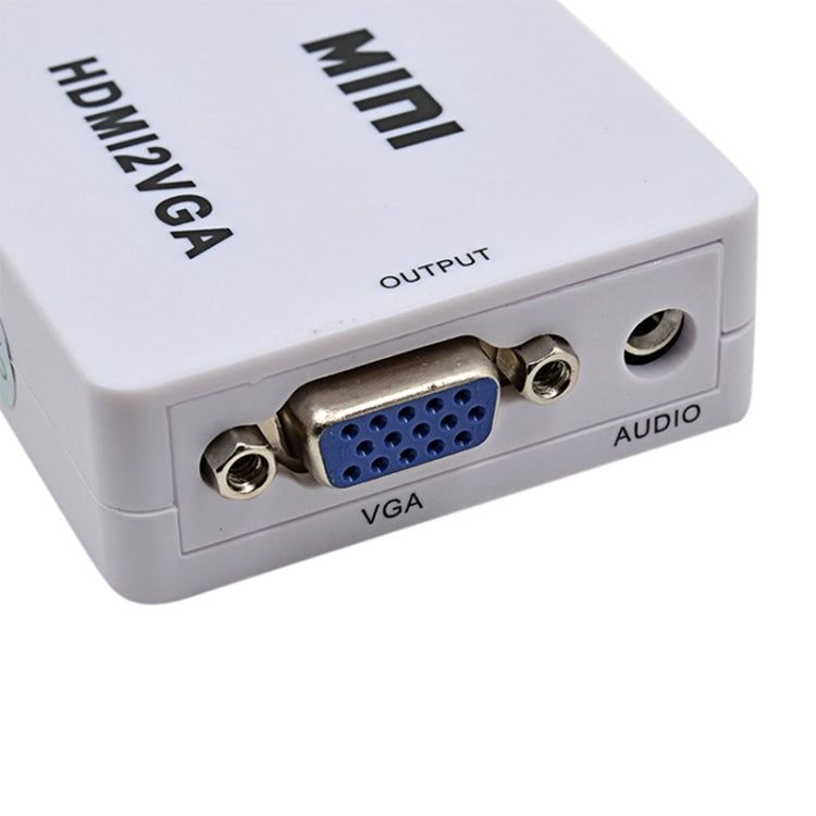 Convertisseur audio Mini HDMI vers VGA, Mini HDMI vers VGA