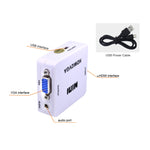 Convertisseur audio Mini HDMI vers VGA, Mini HDMI vers VGA