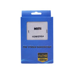 Convertisseur audio Mini HDMI vers VGA, Mini HDMI vers VGA
