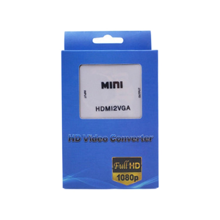 Convertisseur audio Mini HDMI vers VGA, Mini HDMI vers VGA