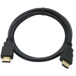 Câble HDMI plaqué or 1,5 m vers HDMI 19 broches, version 1.4, supporte 3D / TV HD / XBOX 360 / PS3 / projecteur / lecteur DVD etc., longueur : 1,5 m