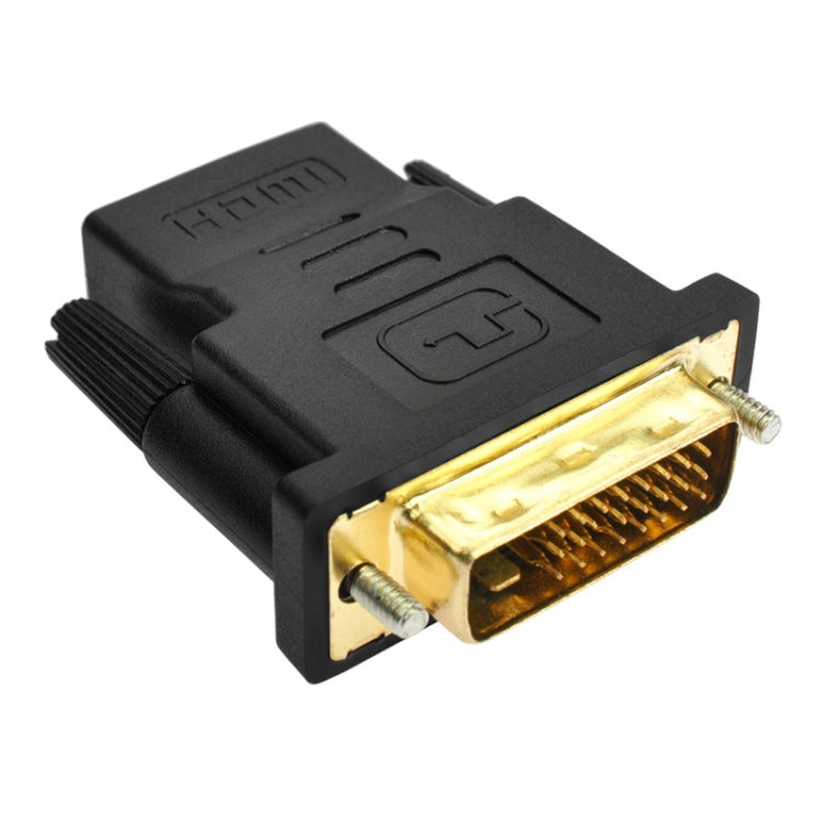 Adaptateur DVI-D 24+1 broches mâle vers HDMI 19 broches femelle pour moniteur / HDTV