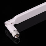 2 pièces antenne routeur 4G LTE SMA mâle B593 5dBi, antenne B593 5dBi blanche, antenne B593 5dBi noire