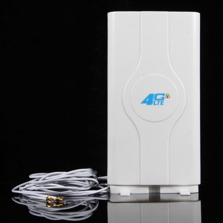 Antenne MIMO 4G LTE intérieure 88dBi LF-ANT4G01 avec 2 câbles connecteurs de 2 m, port TS-9, port TS-9