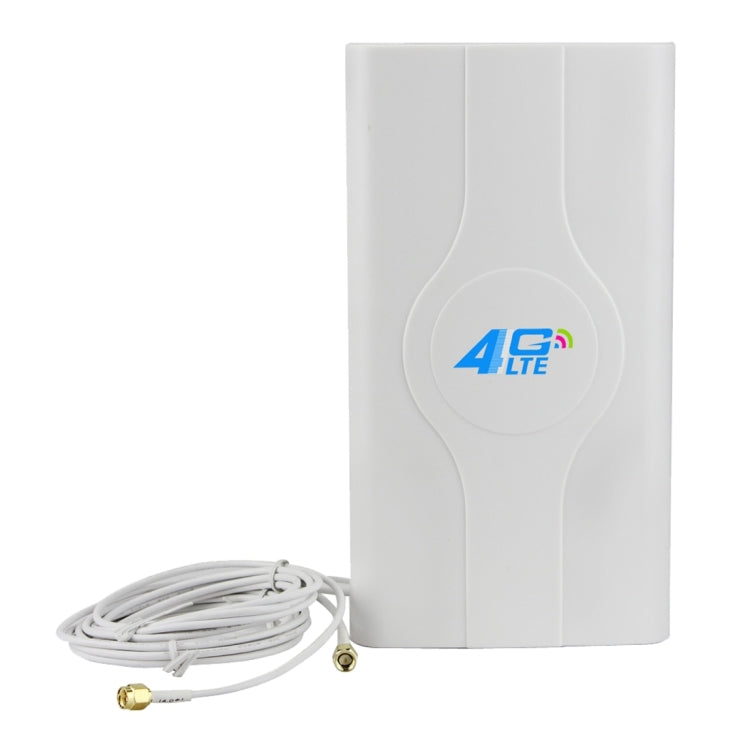 Antenne MIMO 4G LTE intérieure LF-ANT4G01 88dBi avec 2 câbles connecteurs de 2m, port SMA, port SMA