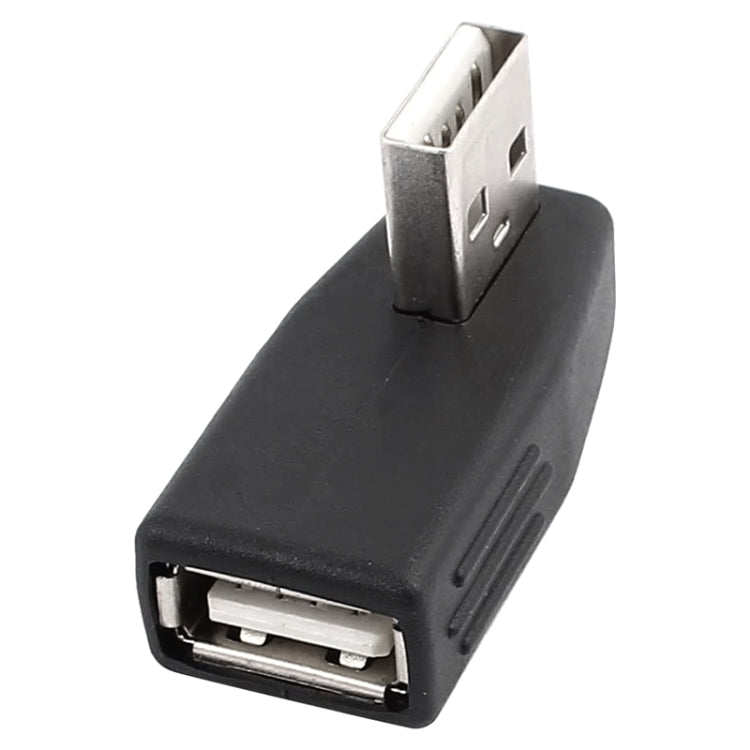 Adaptateur USB 2.0 AM vers AF avec angle de 90 degrés, support fonction OTG, angle à droite 90 degrés, angle à gauche 90 degrés
