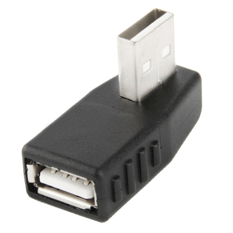 Adaptateur USB 2.0 AM vers AF avec angle de 90 degrés, support fonction OTG, angle à droite 90 degrés, angle à gauche 90 degrés