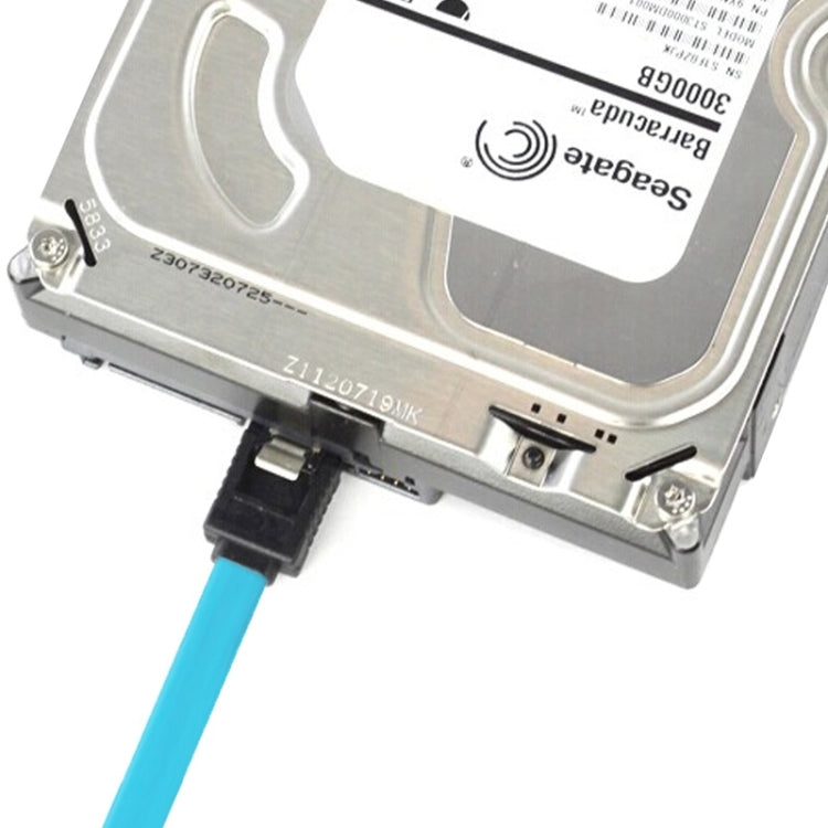 Câble de données HDD SATA 3.0 femelle 7 broches vers SATA 3.0 femelle 7 broches, longueur : 50 cm