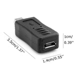 Adaptateur USB 2.0 Micro USB mâle vers femelle pour Galaxy S IV / i9500 / S III / i9300, Micro USB femelle