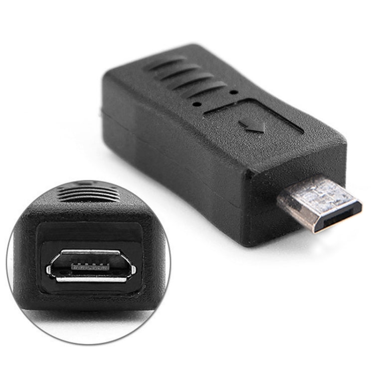 Adaptateur USB 2.0 Micro USB mâle vers femelle pour Galaxy S IV / i9500 / S III / i9300, Micro USB femelle