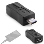 Adaptateur USB 2.0 Micro USB mâle vers femelle pour Galaxy S IV / i9500 / S III / i9300, Micro USB femelle