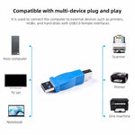 Adaptateur USB 3.0 AM vers BM super rapide, AM vers BM