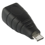 Adaptateur Micro USB mâle vers USB BF, USB B femelle
