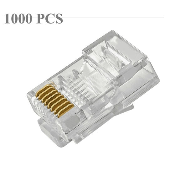 1000 connecteurs RJ45 modulaires, qualité normale, 1000 pièces