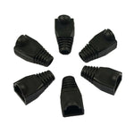 Capuchons de protection pour câble réseau RJ45, noir (100 pièces par emballage, prix pour 100 pièces), 100 pièces noir, 100 pièces rouge, 100 pièces bleu, 100 pièces blanc, 100 pièces vert, 100 pièces gris, 100 pièces jaune