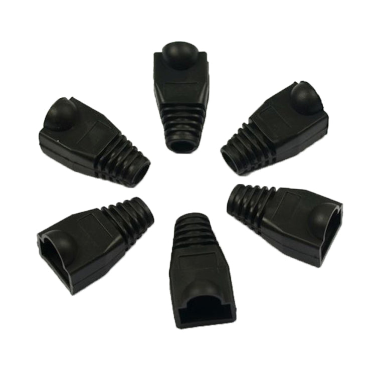Capuchons de protection pour câble réseau RJ45, noir (100 pièces par emballage, prix pour 100 pièces), 100 pièces noir, 100 pièces rouge, 100 pièces bleu, 100 pièces blanc, 100 pièces vert, 100 pièces gris, 100 pièces jaune
