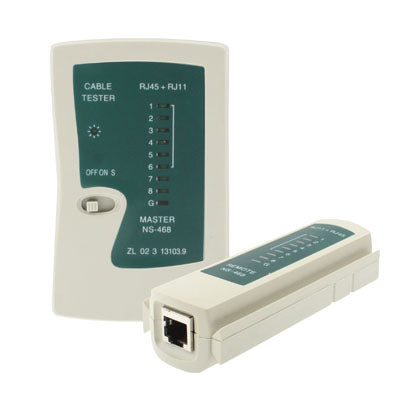 Testeur de câble réseau RJ45 RJ11 RJ12 Cat5 UTP LAN, RJ45/RJ11 vert