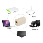 Adaptateur d'extension réseau RJ45, connecteur femelle RJ45 vers femelle RJ45