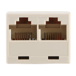 Diviseur connecteur Ethernet RJ45 1x2, femelle RJ45 vers 2 femelles